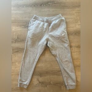 Nike Men’s Fleece Joggers Color Light Grey Size L